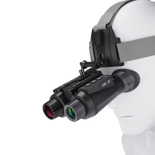 Binoculars 3D Infrared Night Vision Goggles 8X Digital Zoom Head Mounted Hunting - Picture 16 of 23