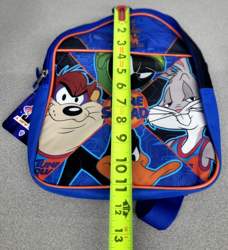 Tune Squad Space Jam Rucksack Looney Tunes Bugs, Taz Daffy Duck Marvin Neu mit Etikett 11" - Bild 4 von 8