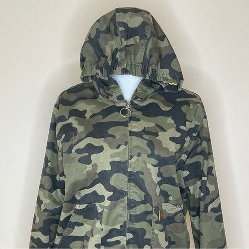 Volcom Olive Camouflage Hoodie Jacket US M - Picture 5 of 9