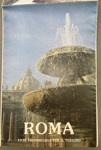 Vintage Rom Italien Karte Roadmap 1960er Jahre - Bild 3 von 4