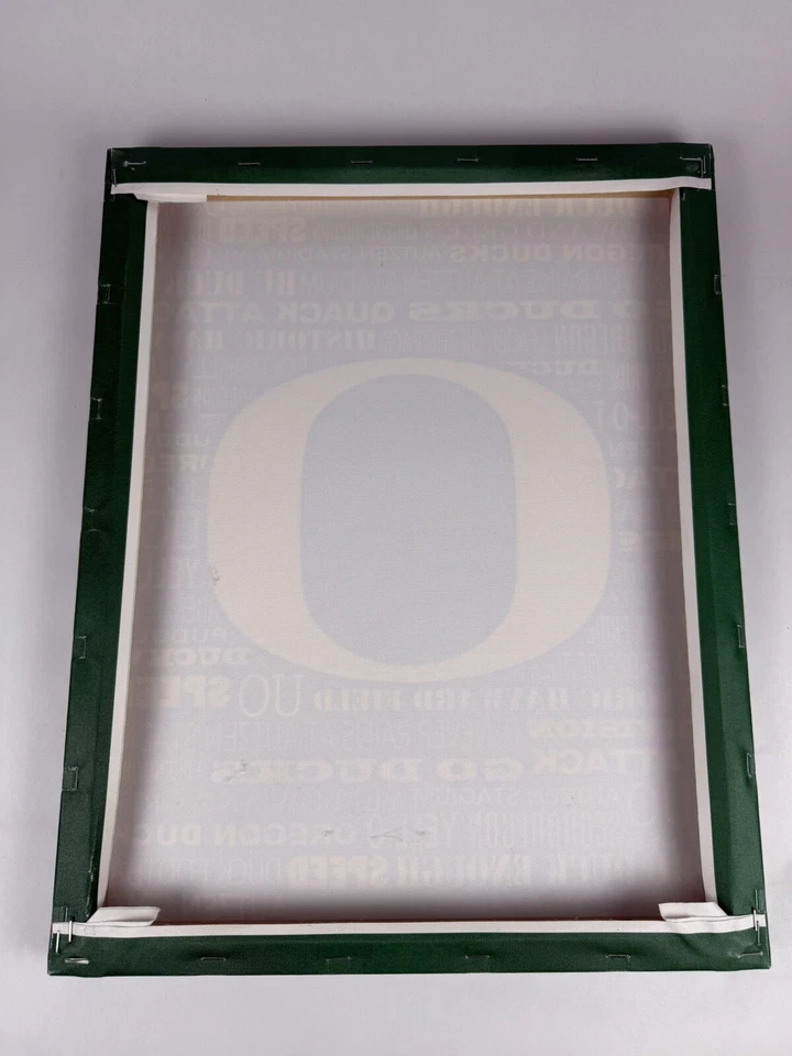 NCAA Oregon Ducks 16” x 20” High Resolution Canvas Art U of O Ducks Wall Hanging - Image 4 of 4