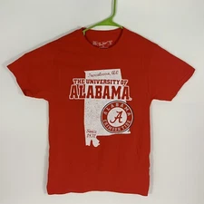 University Of Alabama Crimson Tide Red T-Shirt Small New The Victory Brand