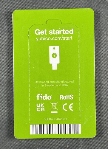 Yubico YubiKey 5C NFC 2FA Security Key USB-C or NFC FIDO (NEW) - Photo 2/2
