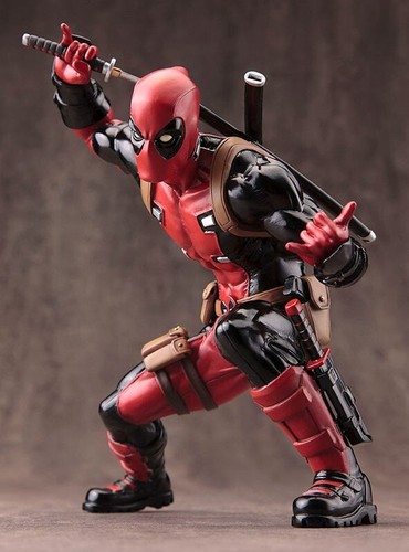 KOTOBUKIYA ARTFX + WUNDER JETZT! Avengers Deadpool Statue im Maßstab 1:10 NEUWERTIG - Bild 4 von 24