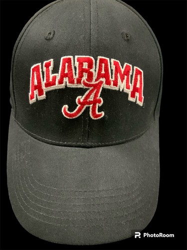 NEW Alabama Crimson Tide Black Adjustable Baseball Hat NCAA Captivating Headwear - Picture 7 of 10