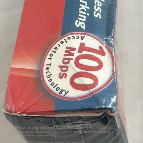 U.S. Robotics 802.11g Wireless Turbo PC Card 5410 Sealed New 100Mbps Win XP - Picture 7 of 14