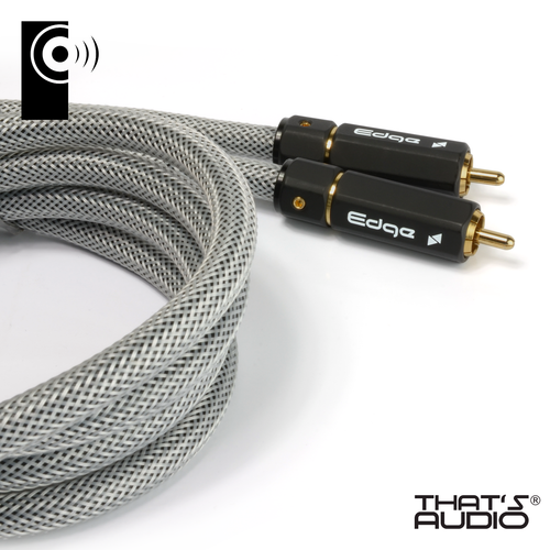 EDGE 3 m PHONO (RCA) GRAU Verbindungskabel (1x Paar Stecker auf Stecker) DAS AUDIO - Bild 10 von 10