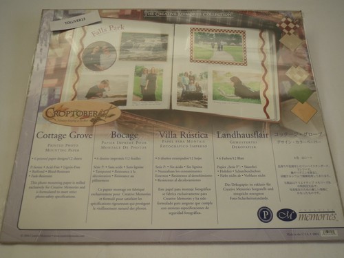 Creative Memories Scrapbooking Cottage Grove Montagepapier (12 Blatt) - Bild 2 von 2