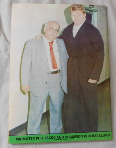 Domenic DeNucci & Dino Bravo 1978 The Official Magazine of Wrestling New #48 Ex - Picture 6 of 6