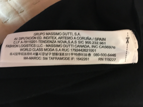 NWT Massimo Dutti Men's 100% Cotton Short Sleeve Knit Cardigan Navy Blue Size M - Afbeelding 10 van 10