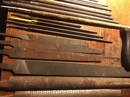 LOT OF 22 Vintage Round, Flat, Triangle, 1/2 Round, FILES RASPS, Mix Manufaturer - Picture 4 of 24