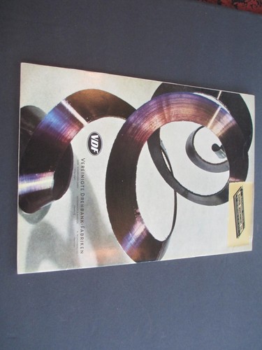 Vintage VDF High Speed Precision Lathes 18RO 21RO Machine Brochure Catalog B63 - Picture 7 of 7