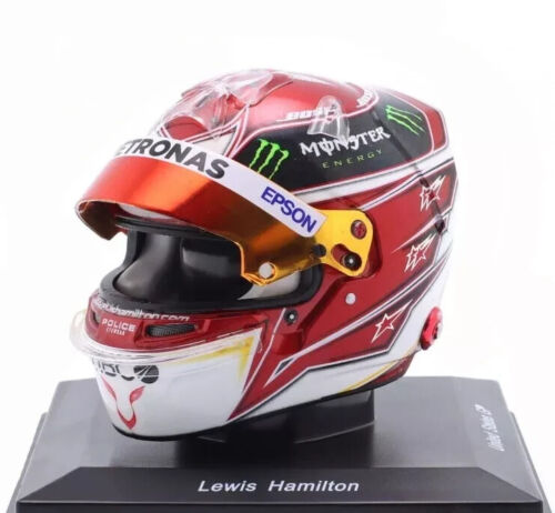 MODELLINO CASCO BELL HELMET 1:5 SPARK F1 MERCEDES W10 LEWIS HAMILTON USA GP 2019 - Foto 4 di 12