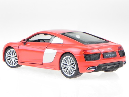 Audi R8 V10 2016 red modelcar 24065 Welly 1:24 - Picture 5 of 7