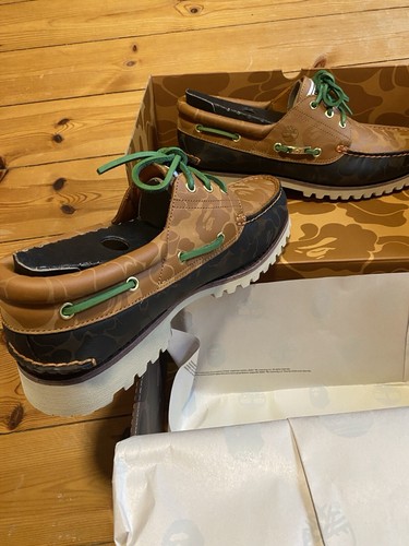 BAPE x Timberland (A Bathing Ape) | NEW 45.5 Shoes Eye Lug - Bild 3 von 7