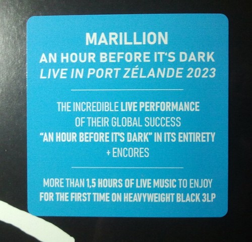 EAR MUSIC EDEL 0219613EMU MARILLION AN HOUR BEFORE IT's DARK 3 LP 2024 - Picture 10 of 11