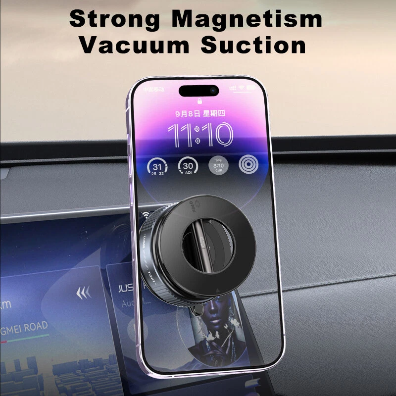 360° Magnetic Phone Holder Car Mount Stand For iPhone 17 16 15 14 13 12 Pro Max - Image 4 of 4