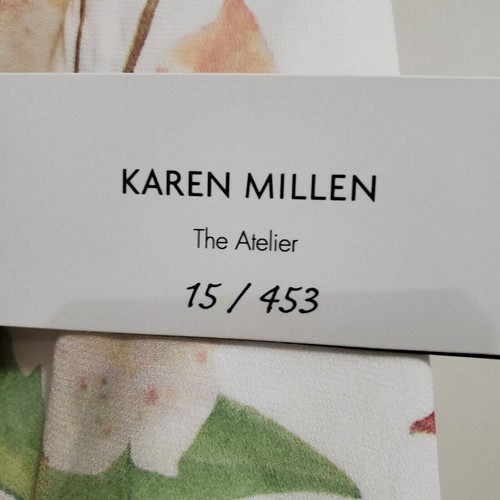 Karen Millenthe atelier printed Dress size US size 8 & UK 12 - Picture 5 of 9