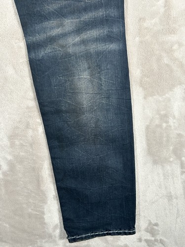 Vintage True Religion Men’s Jeans 36 Rocco Relaxed Skinny Distressed Hip Hop Y2K - Picture 17 of 24