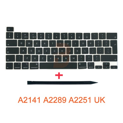 New Keyboard Keys For Macbook Pro Retina A2251 A2289 A2141 UK Keycaps 2019 2020