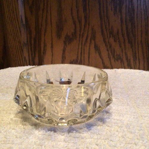 Antique Flint Glass Deep Diamond Master Round Salt Cellar - Picture 2 of 6
