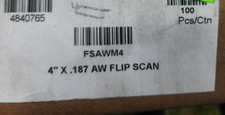 (99 Pcs) FSAWM4 4" All Wire Flip Scan Pegboard Scanner Hooks