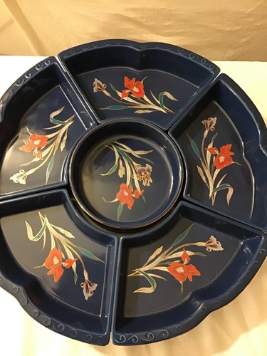 Japan Lazy Susan Blue Dynasty Serviertablett, Drehteller! Schönes Set 7 Teile - Bild 6 von 12