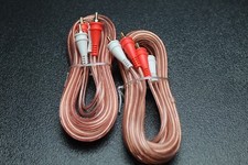 2 PCS 10 FT RCA WIRE AUDIOPIPE 2 CHANNEL CAR HOME AUDIO INTERCONNECT BMS-10