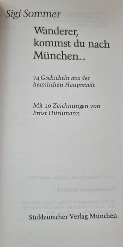 Siggi Sommers - Münchner Spaziergänge (Süddeutscher Verlag) 3 Bände im Schuber - Bild 12 von 12