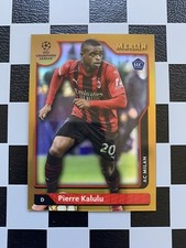 2021-22 Topps Merlin Collection Chrome UCL RC Pierre Kalulu Gold /50 AC Mailand