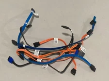 Lot of (10) OEM Mixed Dell SATA Hard Drive Cables Various Color/Length