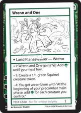 MTG Playtest Mystery Booster 2 MB2 Wrenn and One MINT