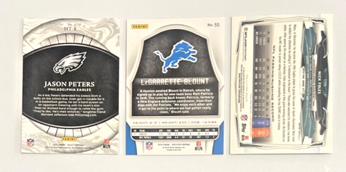 *2018 Certified Blue LeGARRETTE BLOUNT no.55 # /50 lions EAGLES FB25 - Picture 2 of 2