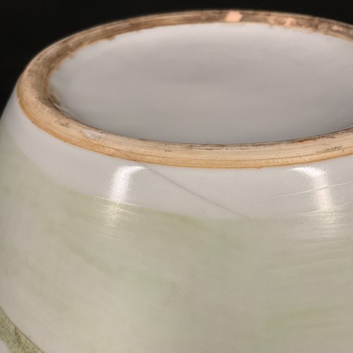 Antique Early 19th Century Chinese Famille Rose Figural Porcelain Jar with Lid - Picture 14 of 20