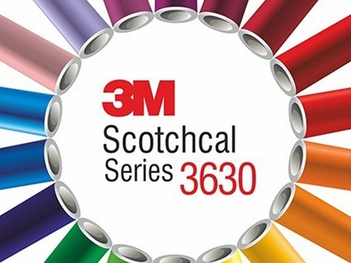 3M 3630 Scotchcal Orange 44 Translucent Vinyl Film Craft Sign DIY Sheet Roll - Picture 5 of 10