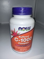 NOW Foods Buffered C-1000 Complex 90 Tabs Exp 01/27