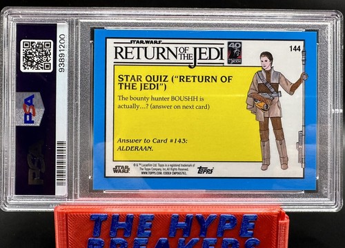 /15 Han SOLO Gold Sarlacc Pit PSA 10 2023 Topps Chrome Return The Jedi Sapphire - Picture 3 of 3