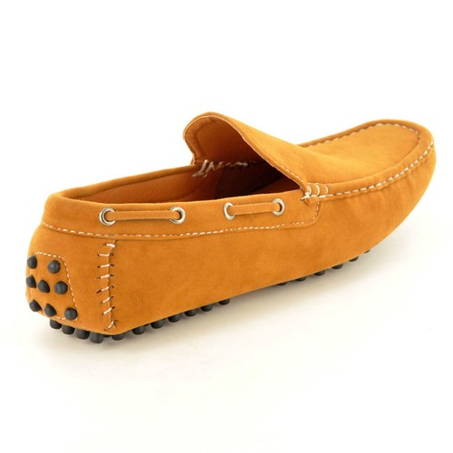 Nuevos mocasines informales de gamuza sintética para hombre con zapatos sin cordones disponibles. Tallas del Reino Unido 6-11 - Imagen 46 de 120