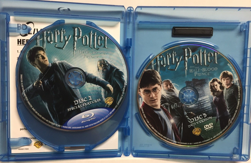 Harry Potter and the Half-Blood Prince (Blu-ray/DVD,2009,3-Disc) Not a Scratch! - Picture 5 of 16