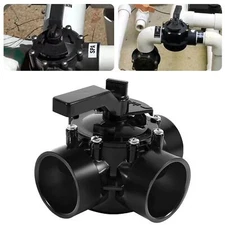 For Jandy 4717 3-Port 2" to 2-1/2" Positive Seal Never Lube Valve Diverter 3-Way