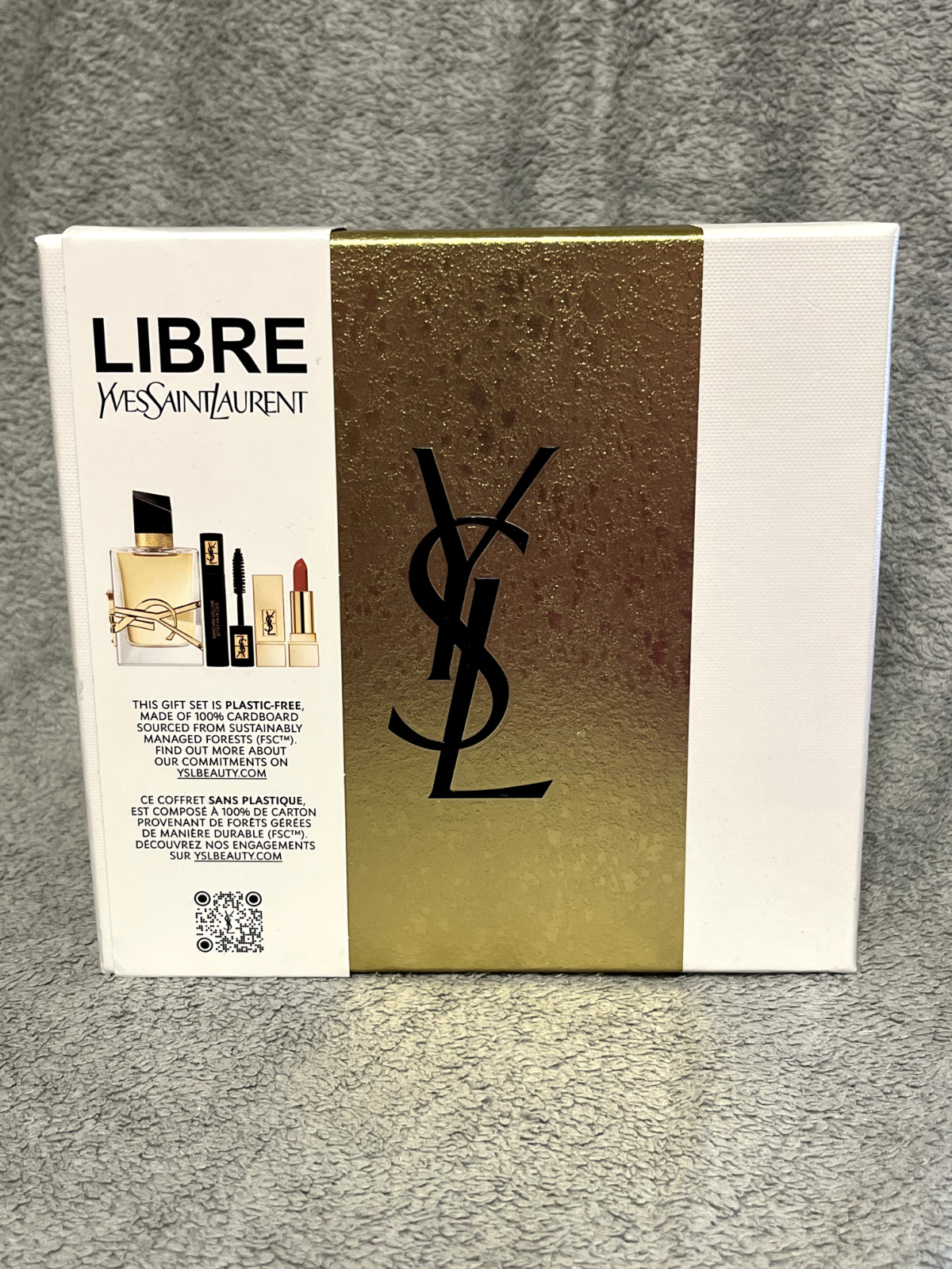 YSL Libre Eau de Parfum 50ml Makeup Icons Fragrance + mascara +lipstick Gift Set