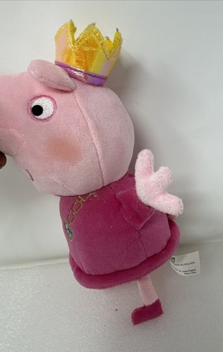 Peppa Pig Princess In Crown Soft Plush Toy 7-9” 2003 Character Options - Picture 6 of 10
