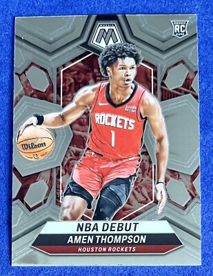 NBAカード　アメントンプソン Amen Thompson 2023-24 Panini Mosaic NBA DEBUT Rookie #269