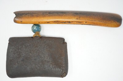 japanese tobacco pouch Lot Meiji Period Japanese Kiseruzutsu with