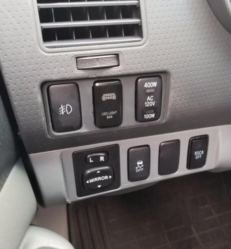 FOG LIGHT Push Button Switch White LED Indicator Light Fit Toyota Tacoma 4Runner - Bild 9 von 12