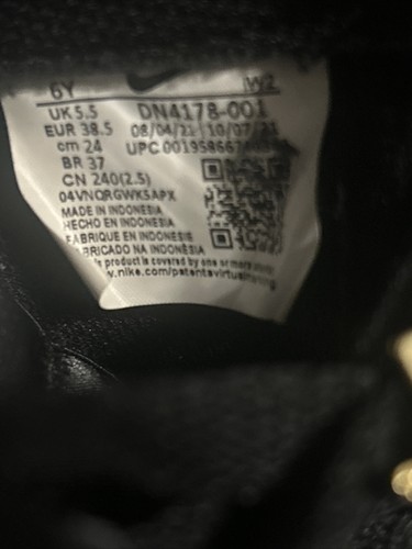 NIKE AIR FORCE 1 LV8 EMB (GS) "NBA" MULTI COLOR - Picture 5 of 6