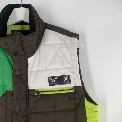 Hurleyダウンベスト　サイズL Hurley ダウンベスト ハーレー サイズL 総柄｜Yahoo!フリマ（旧