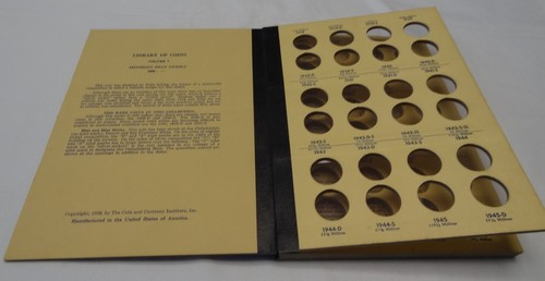 USED LIBRARY OF COINS VOL.7 ALBUM JEFFERSON NICKELS 1938-1960 3 PAGES NO COINS - Picture 2 of 8