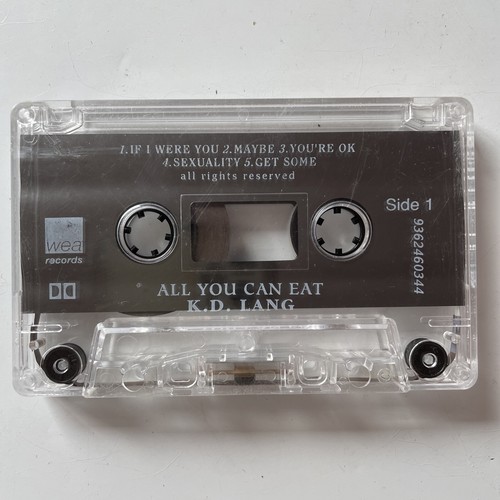 Cinta de casete All You Can Eat, KD Lang (1995), country, pop, folk - Imagen 4 de 9