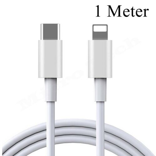 For iPhone 13 12 11 Pro Mini XR XS MAX Fast Charging USB-C PD Plug Charger Cable - Picture 2 of 2